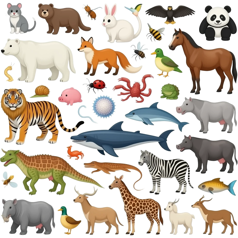 🐶🐱🐭🐹🐰🦊🐻🐼🐻‍❄️🐨🐯🦁🐮🐷🐸🐵🐔🐧🐦🐤🪿🦆🐦‍⬛🐗🐺🦇🦉🦅🐴🦄🫎🐝🐛🦋🐌🐞🐜🪰🪲🪱🪳🦟🦗🕷️🦂🐢🐍🦎🦖🦕🐙🦑🪼🦐🦞🦀🐡🐠🐟🐬🐳🐋🫍🦈🦭🐊🐅🐆🦓🦍🦧🫈🦣🐘🦛🦏🐪🐫🦒🦘🦬🐃🐂🐄🐎🫏🐖🐏🐑🦙🐐🦌🐕🐩🦮🐕‍🦺🐈🦤🦚🦜🦢🦩🕊️🐇🦝🦨🦡🦫🦦🦥🐁🐀🐿️🦔🐾🐉🐲🐦‍🔥 emoji