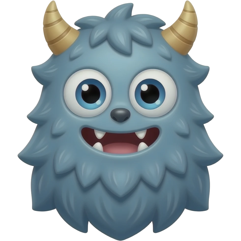 monster character without ear emoji