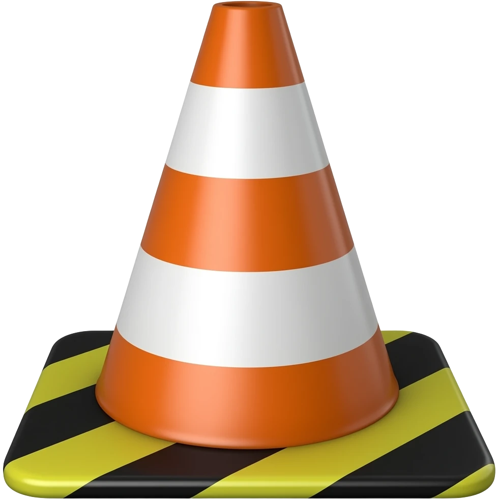 Construction Cone emoji