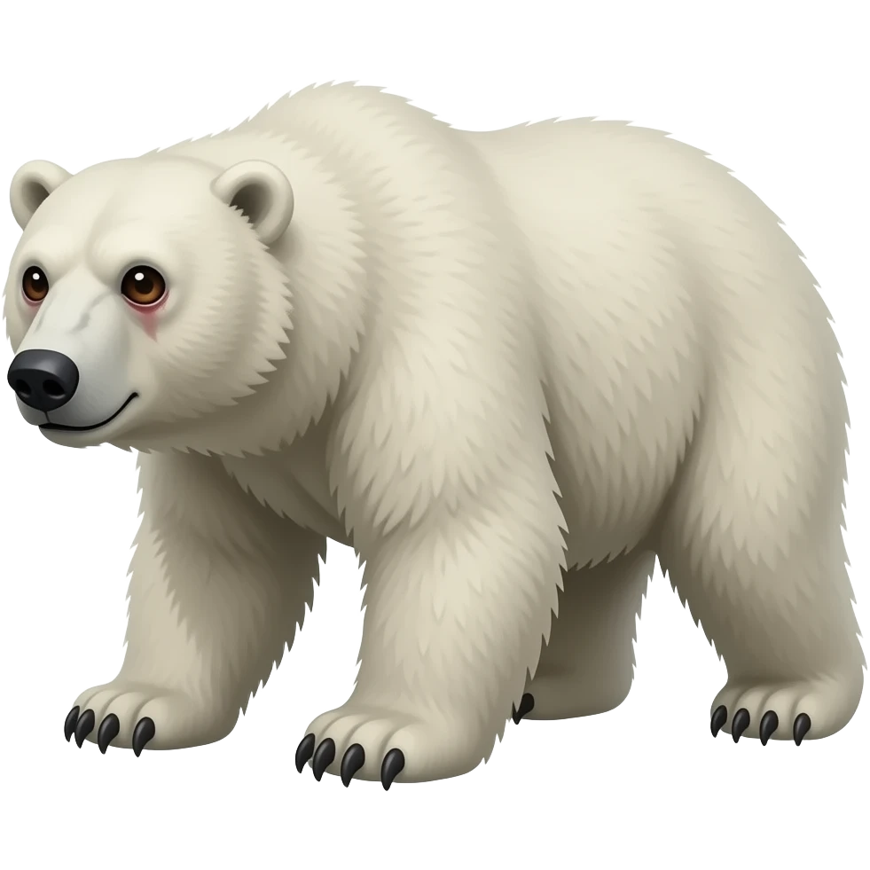 I want it as an extremely terrifying monster.Polar bear 2026 Dweller emoji