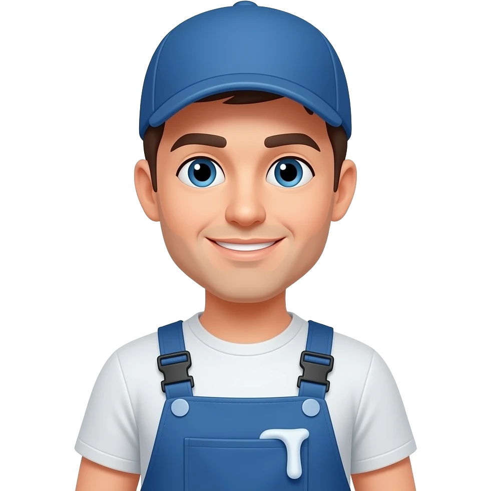 Cleaning man emoji