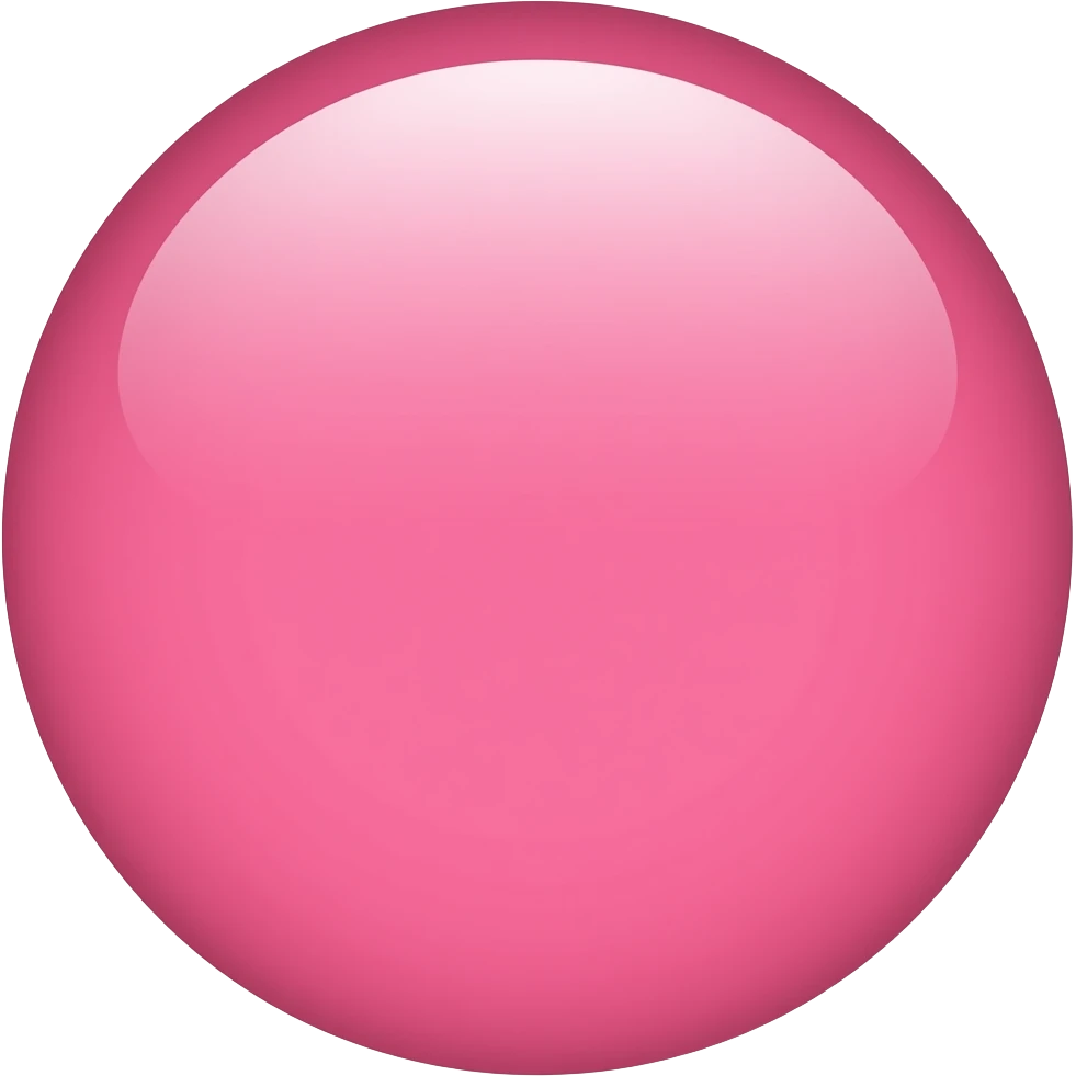 Círculo rosa emoji