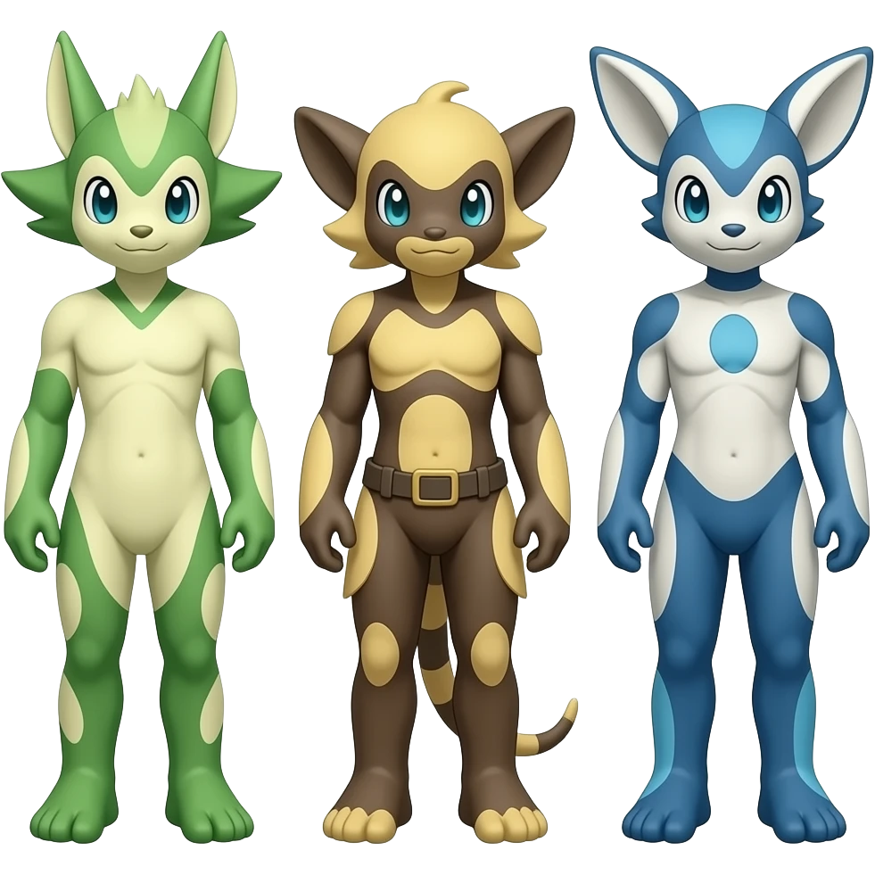 Plusle-Bunnelby-Victini-fusion, full body emoji