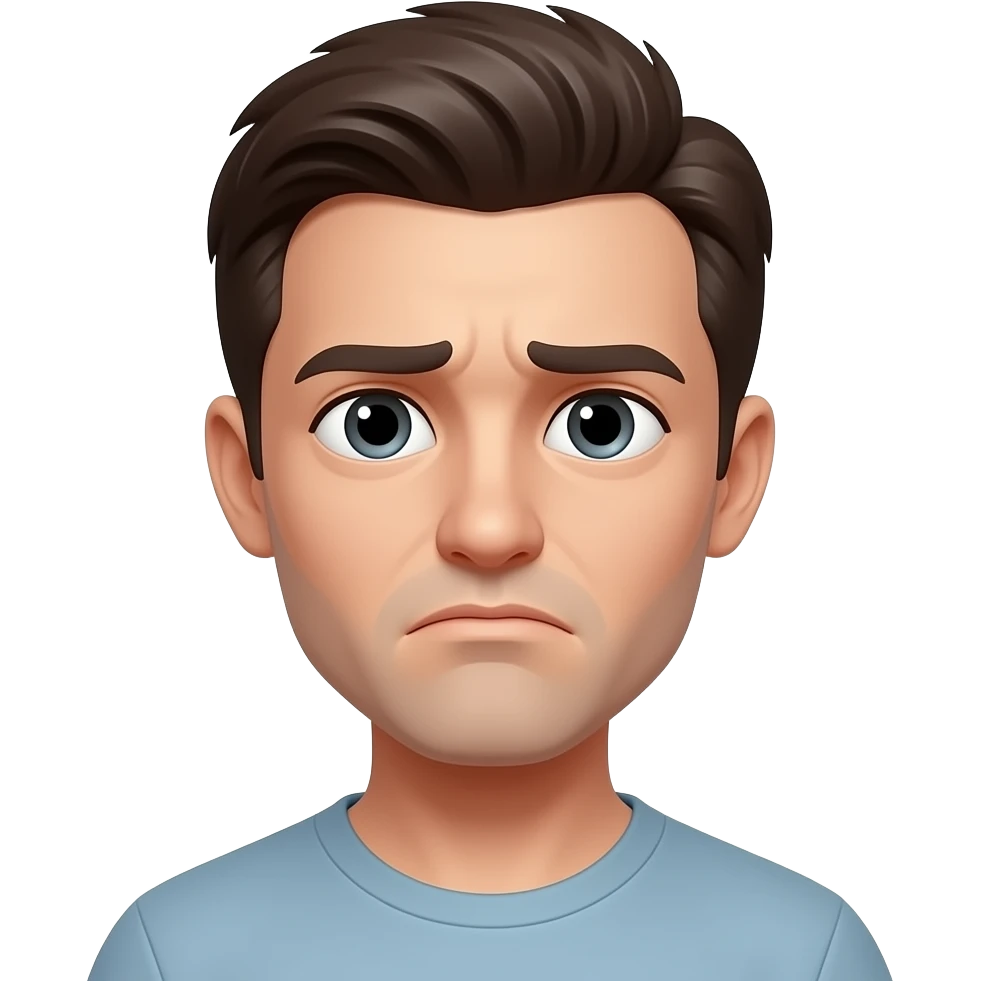 bored face emoji