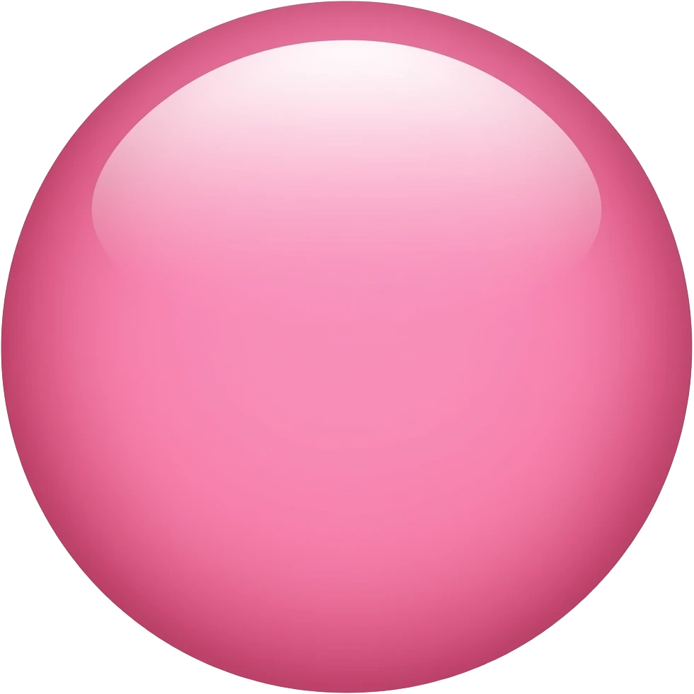 Pink circle emoji