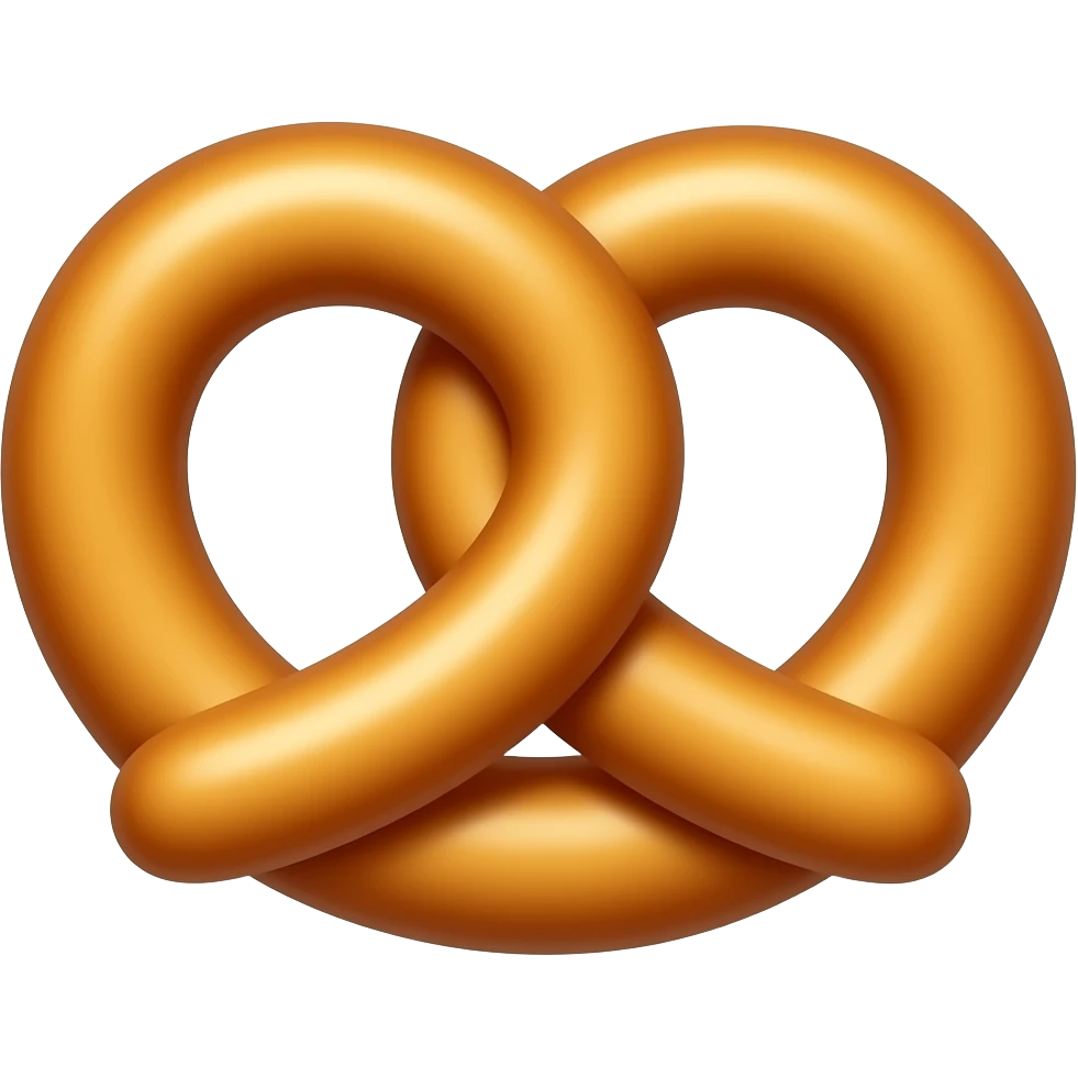 soft pretzel emoji