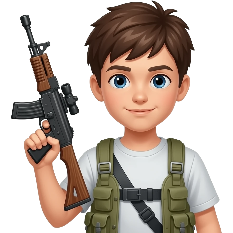 boy armed emoji