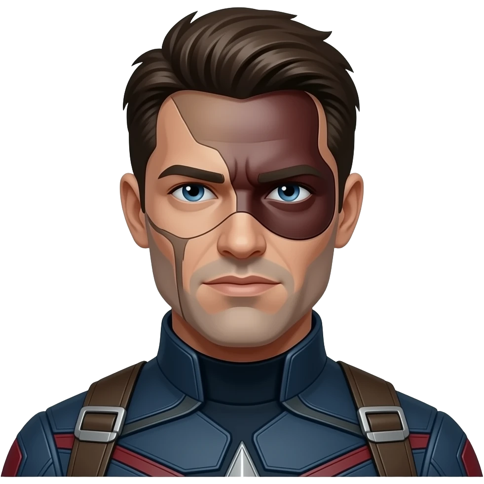 Winter soldier from marvel emoji