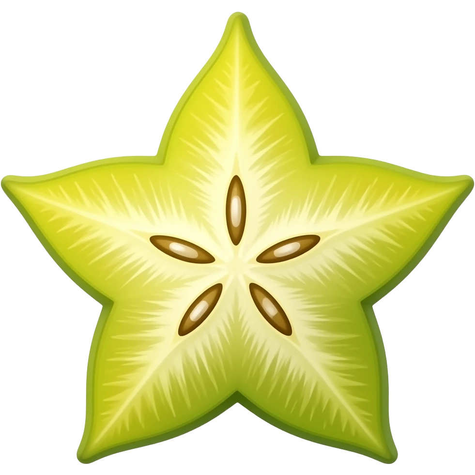 Starfruit emoji