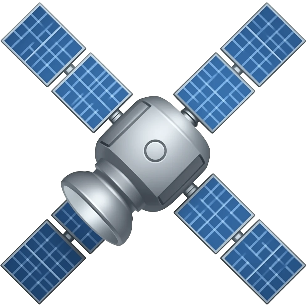 Satellite emoji