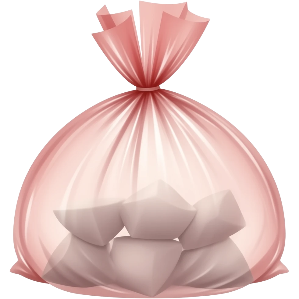 red and white trash bag emoji | AI Emoji Generator