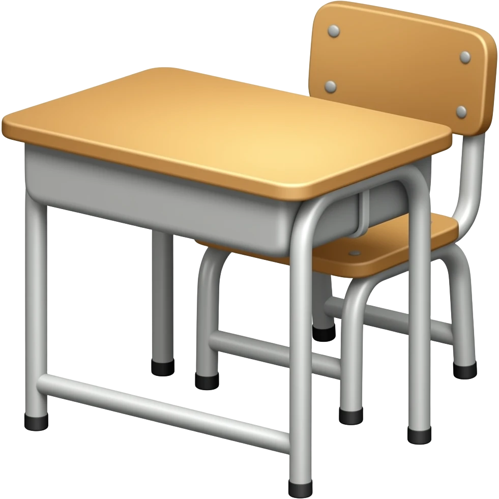 School desk emoji