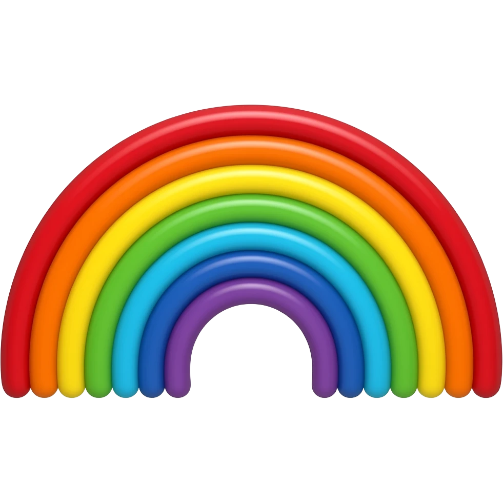 Rainbow emoji