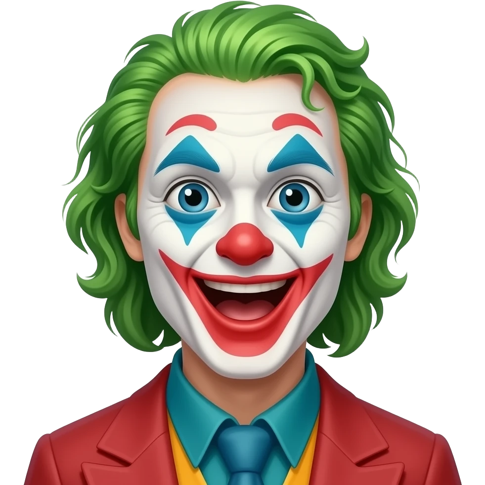 surprise clown emoji