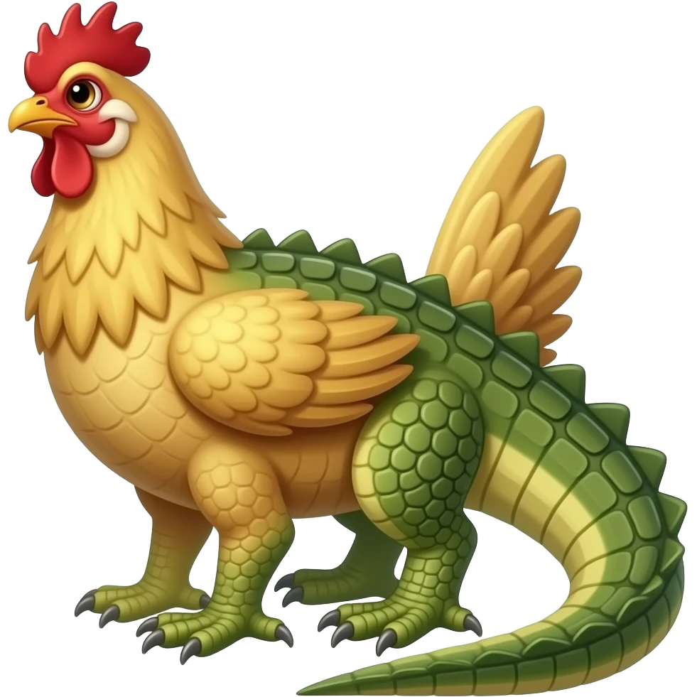 🐔🐊 hybrid emoji