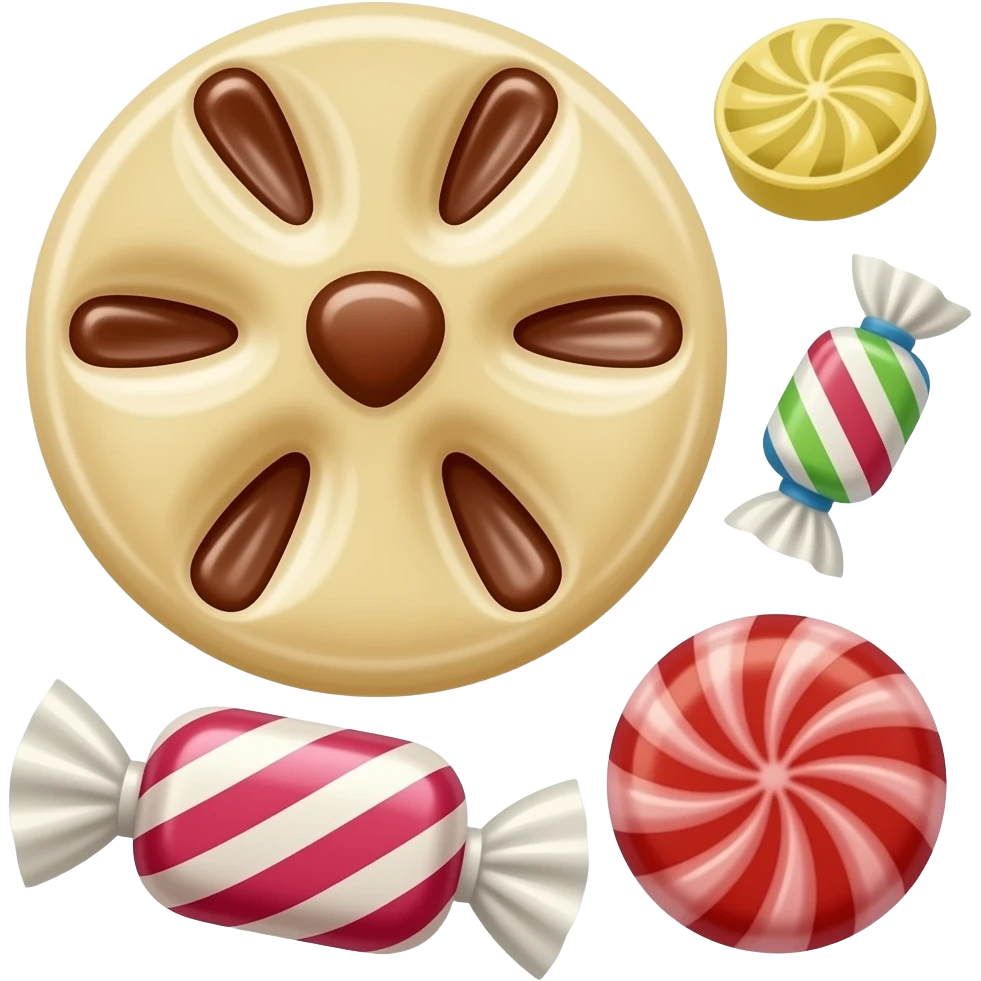 Dulces para comer emoji