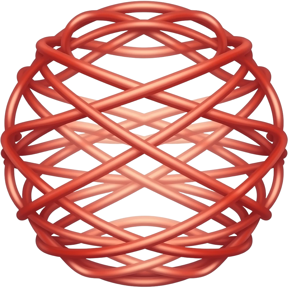Red string emoji