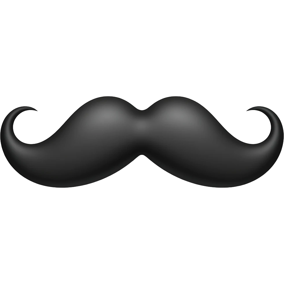 MUSTACHE emoji