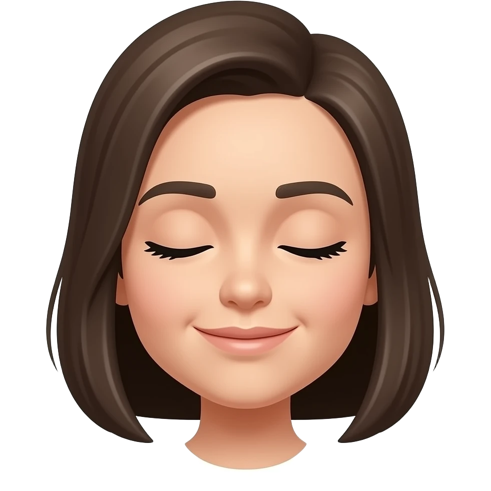 closed eye emoji