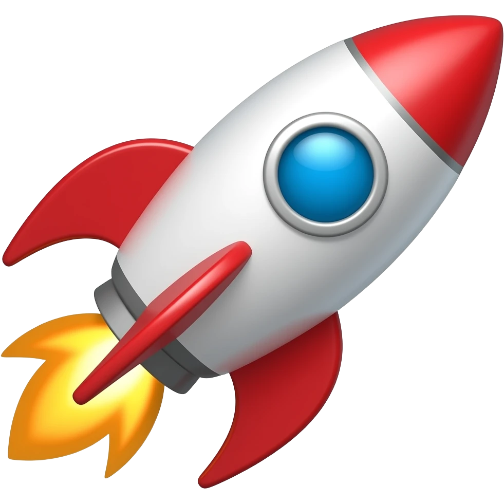 Rocket emoji
