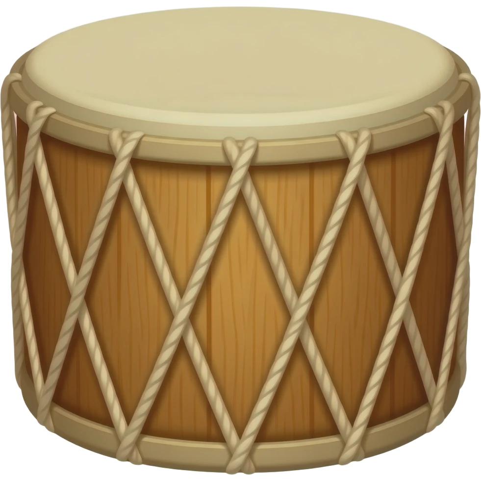hawaiian drum emoji