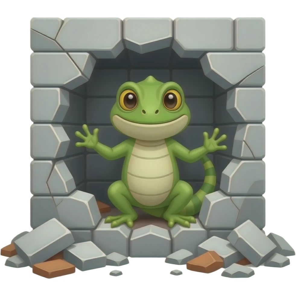 lizard disaster emoji