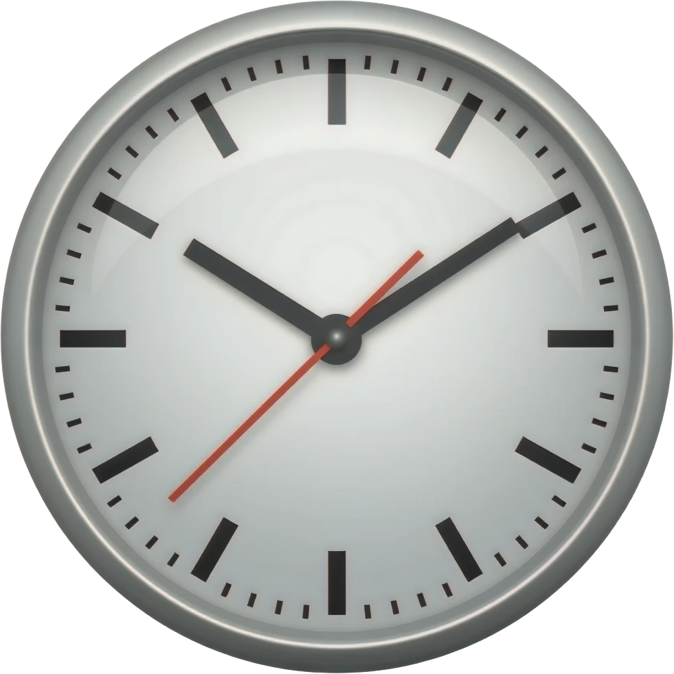 Clock it emoji