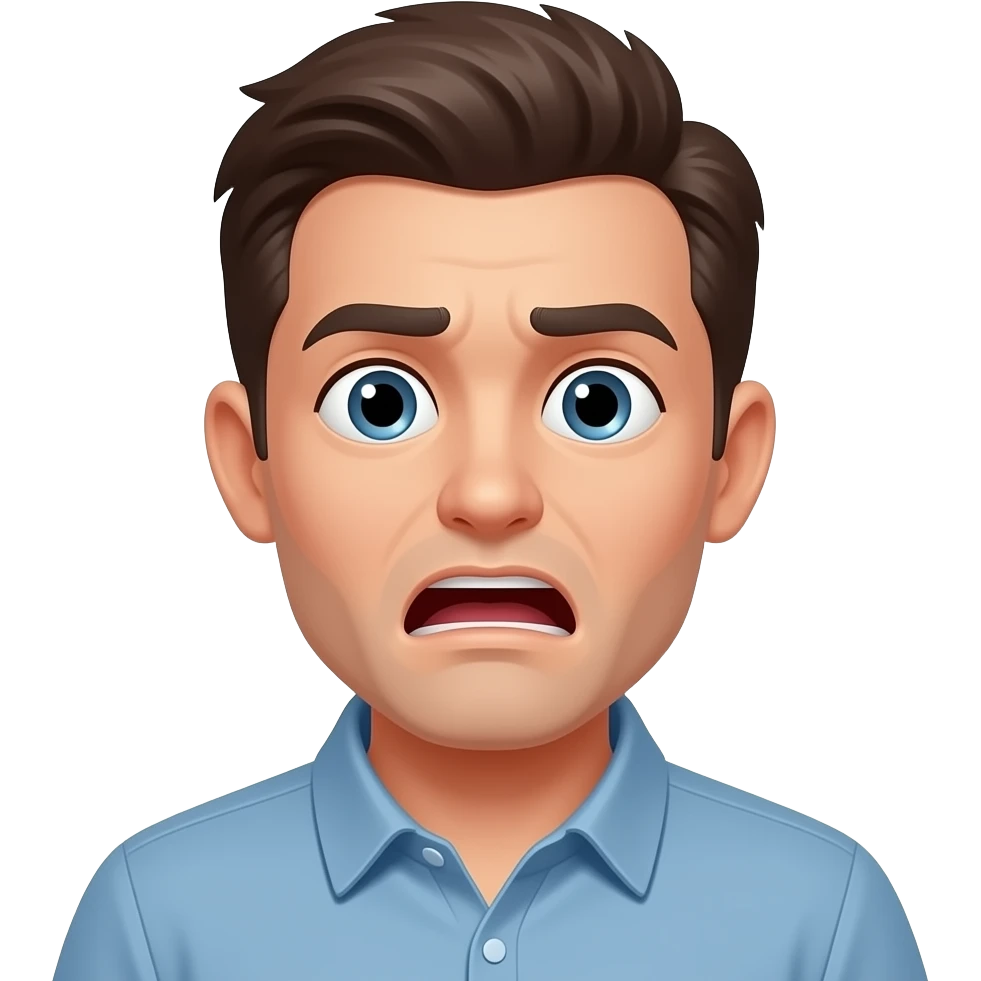 panicking guy emoji
