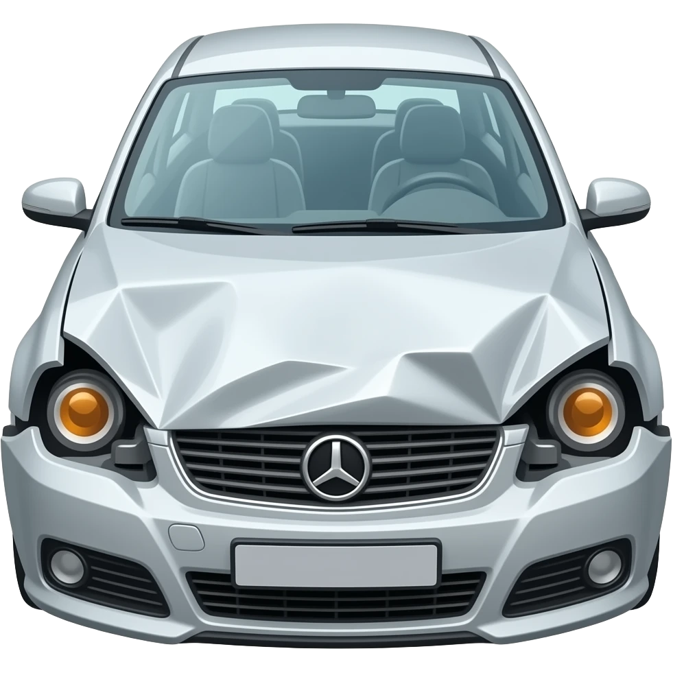 carro chocado emoji