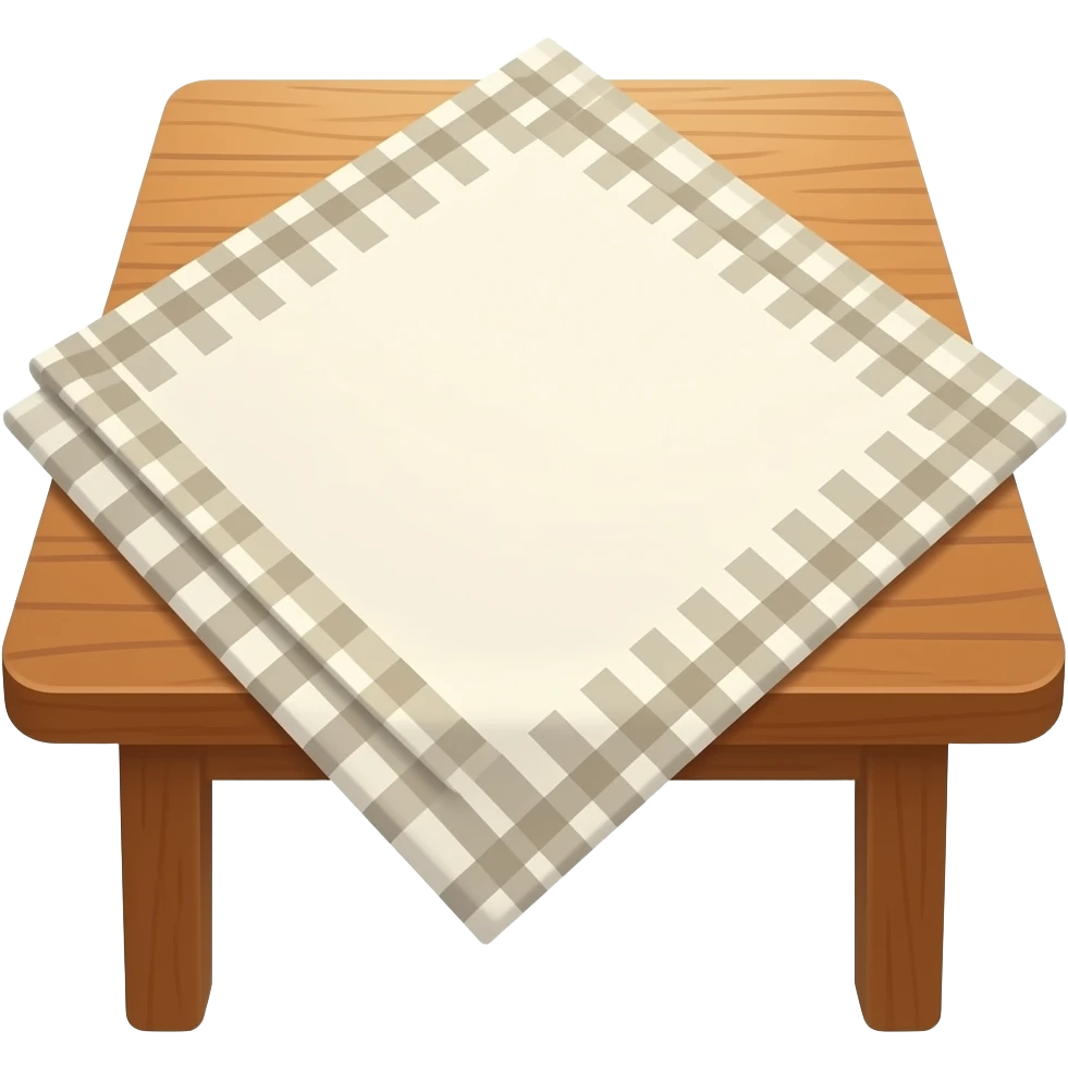 I put the napkin down emoji
