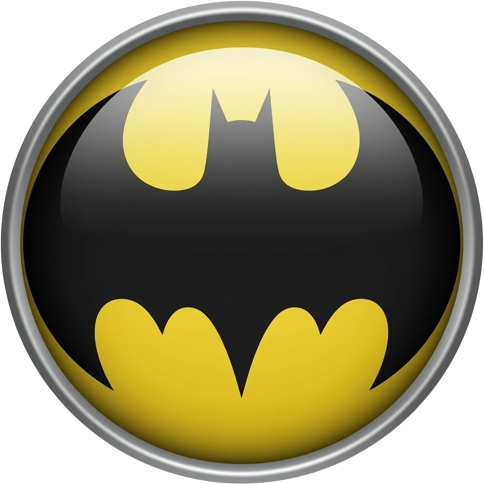 Batman logo emoji