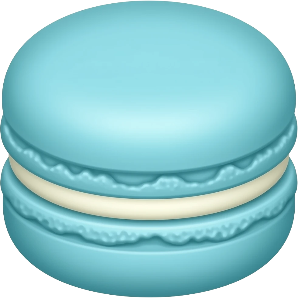 Macaron skyblue emoji
