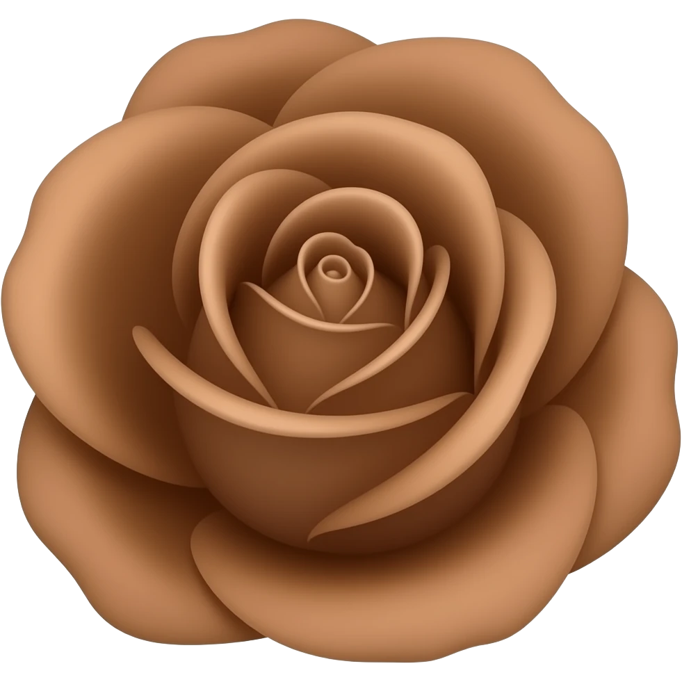 Коричневая Роза emoji