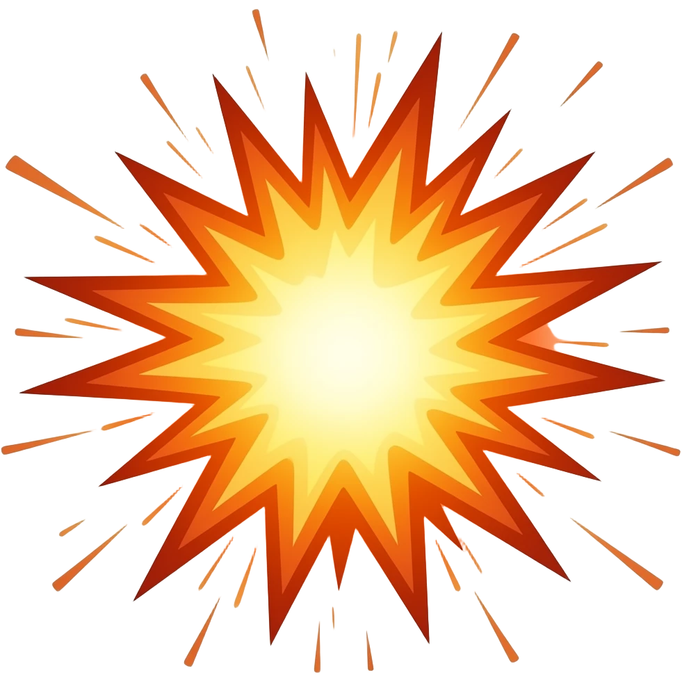 explosion emoji