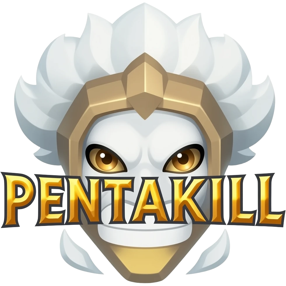 the word PENTAKILL in big bold capital letters emoji