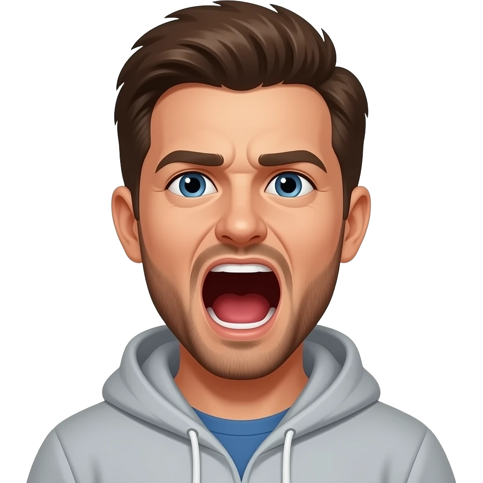 Scream emoji