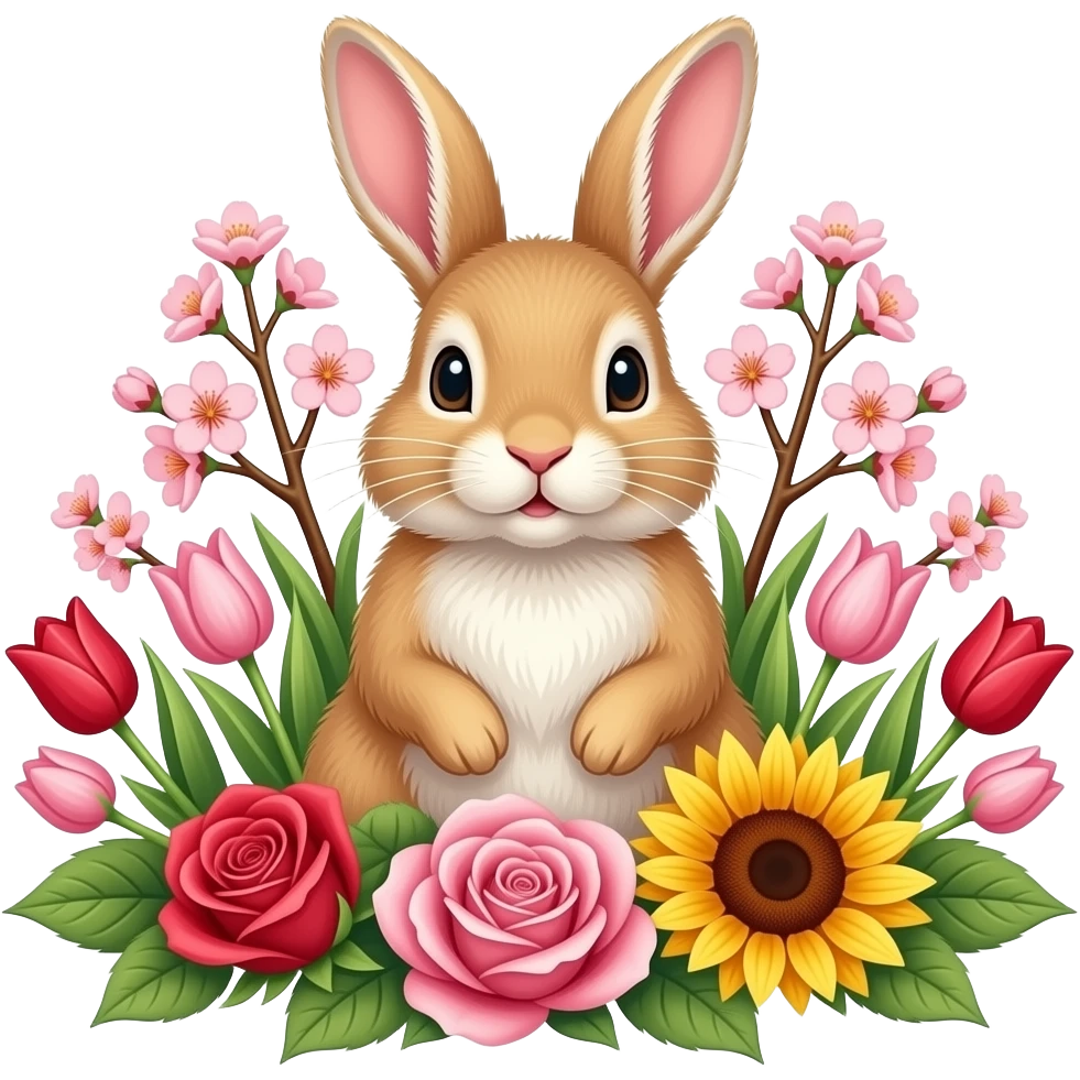 🐰🐇💐🌸🌷🌺🏵️🌻 emoji