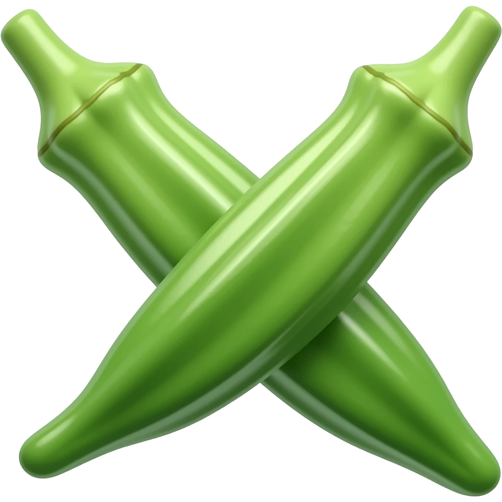Okra 3D emoji