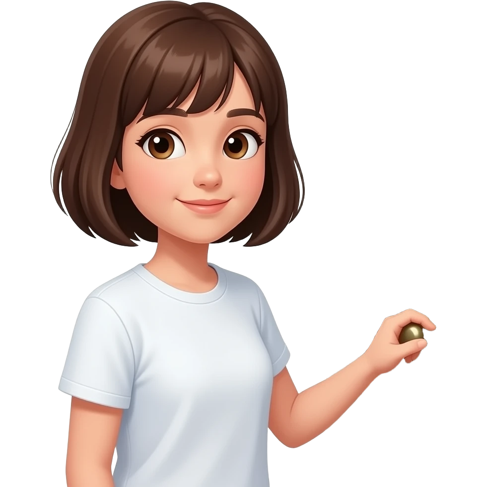 a girl is knocking a door emoji