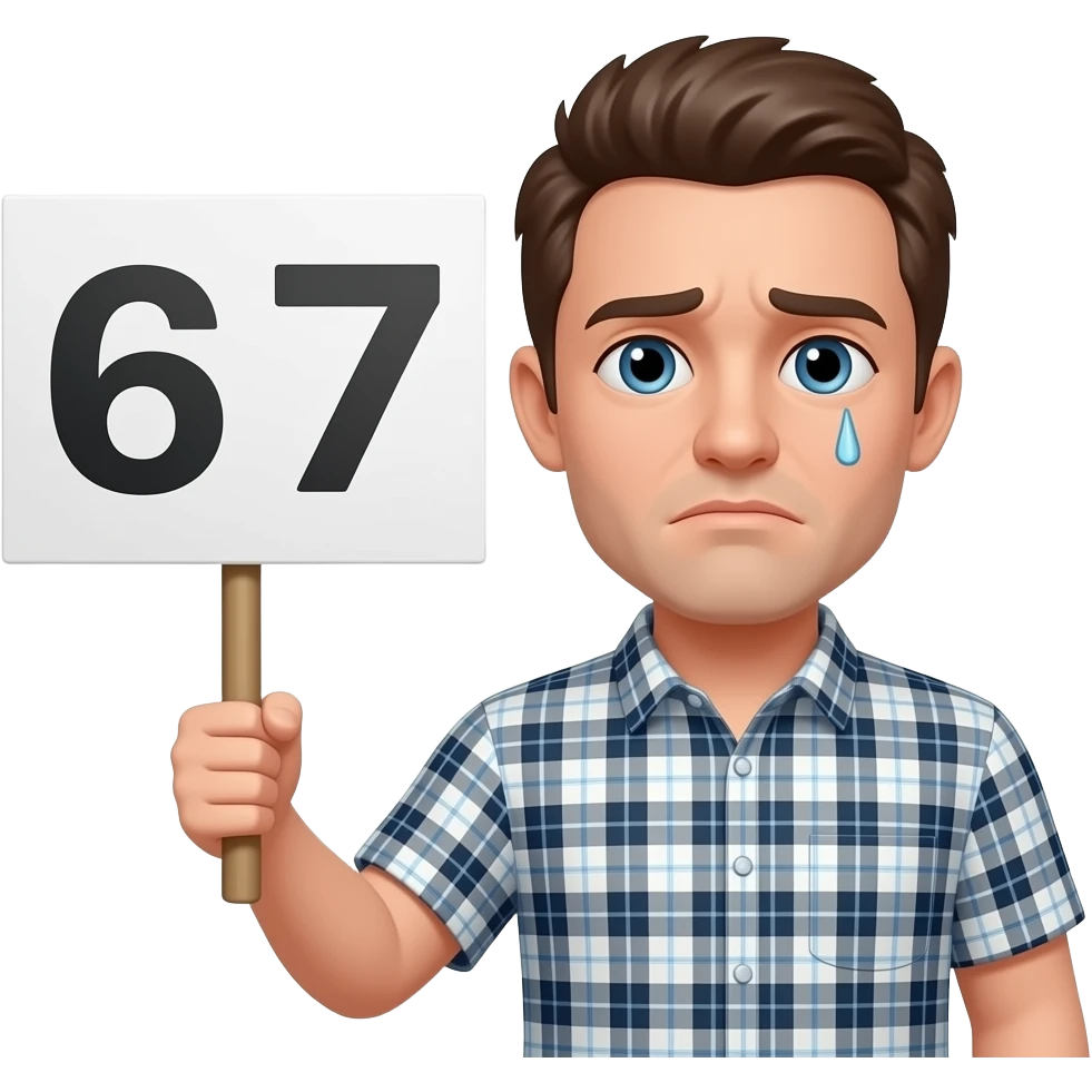 Cold emoji saying six seven emoji