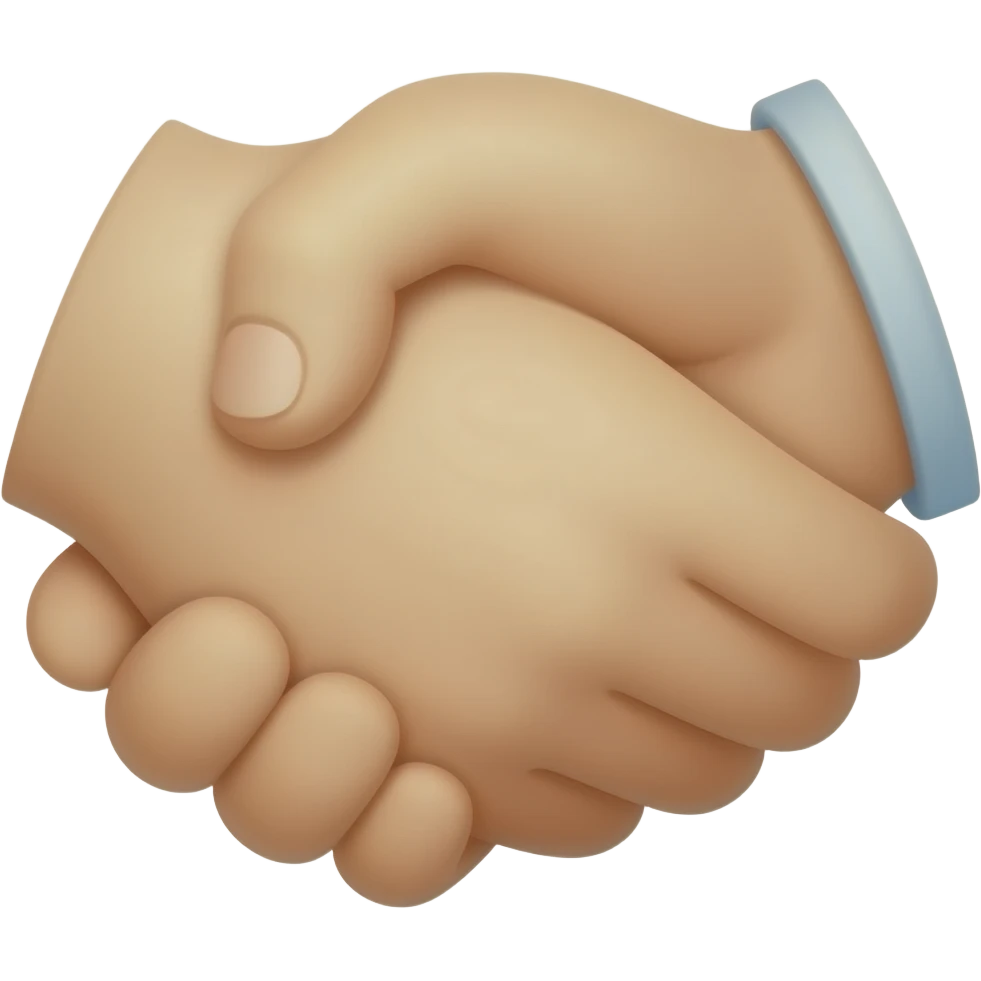 hand shake emoji