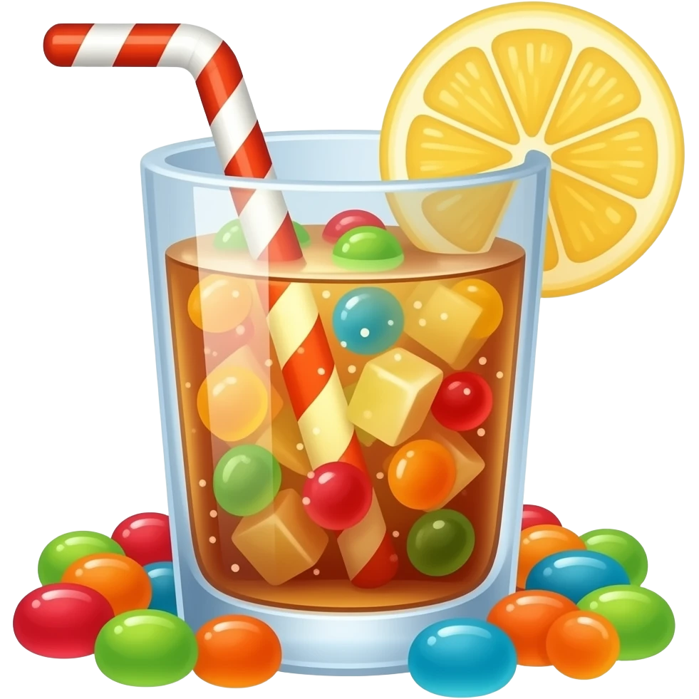 trago con gomitas emoji
