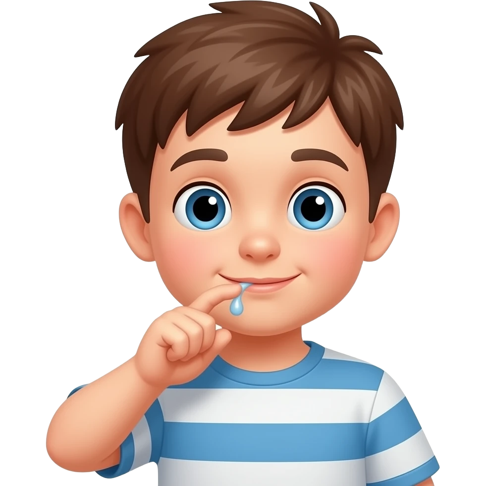 Boy showing his weewee emoji