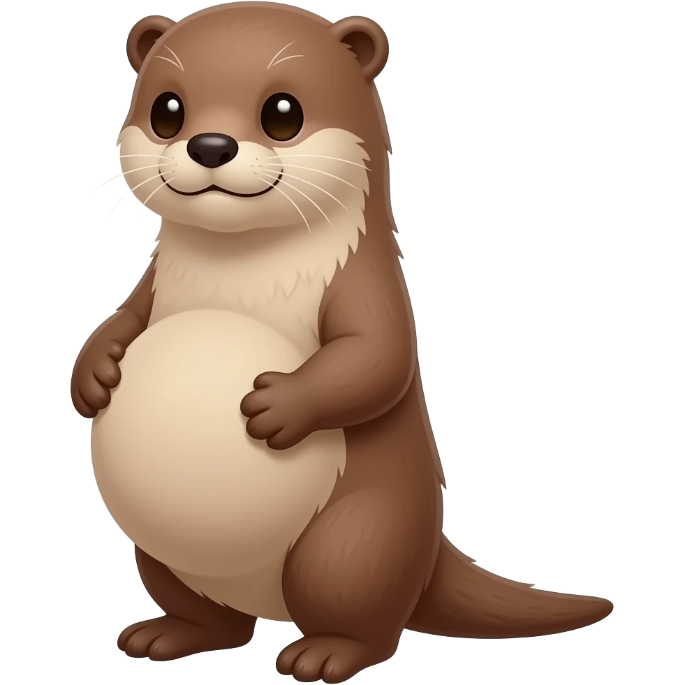 Loutre enceinte emoji