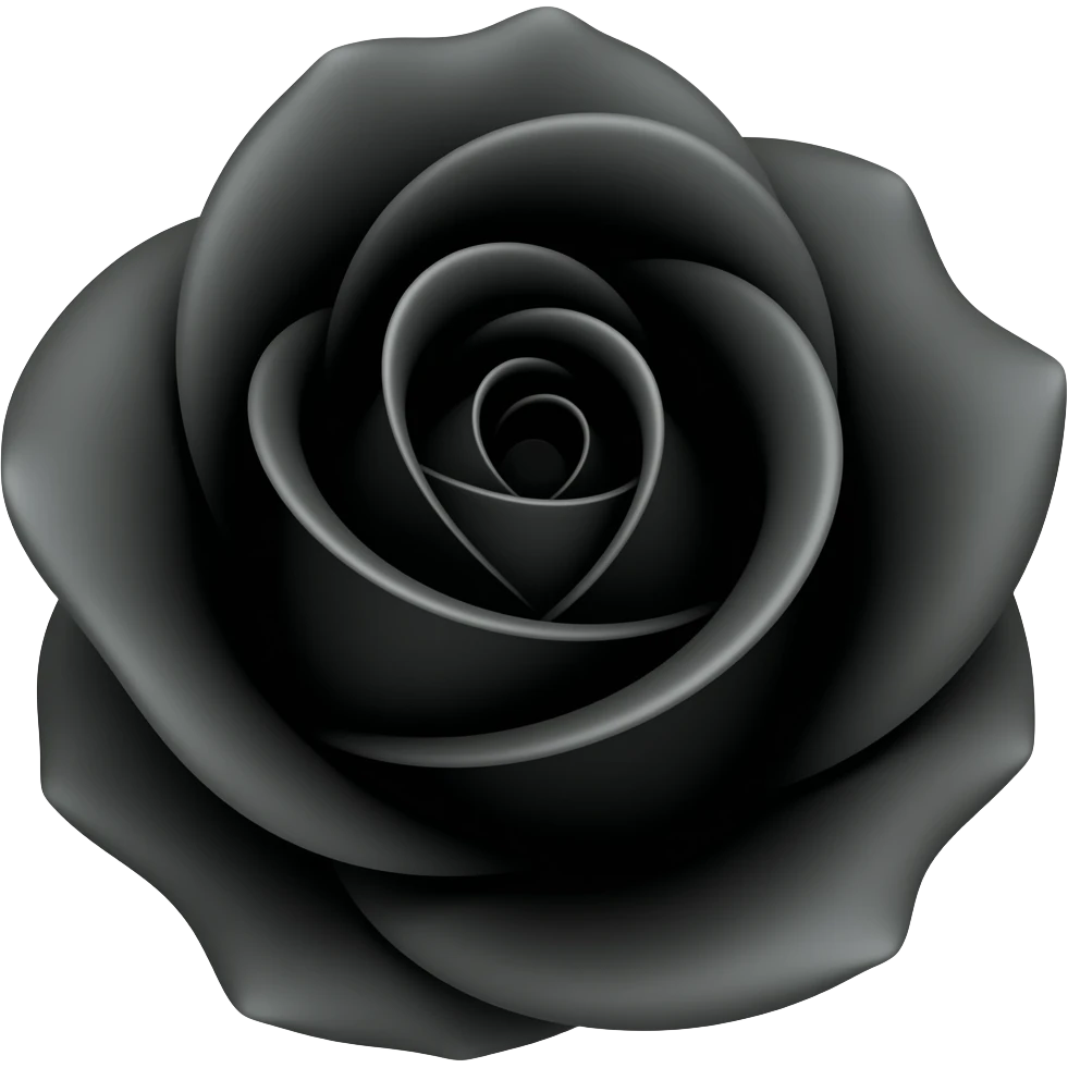 Black rose emoji emoji