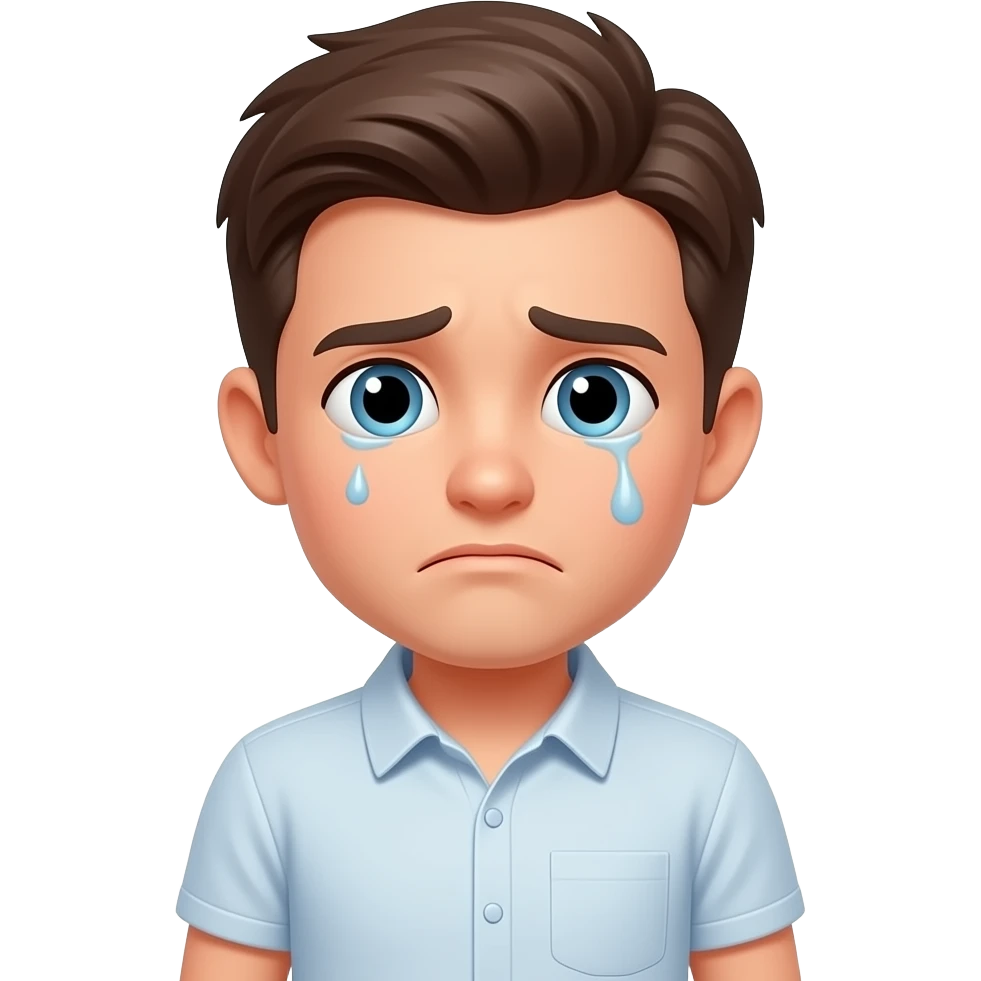нарисуй парня 25 лет, которого отвергла девушка emoji