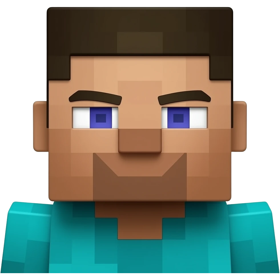 steve minecraft emoji