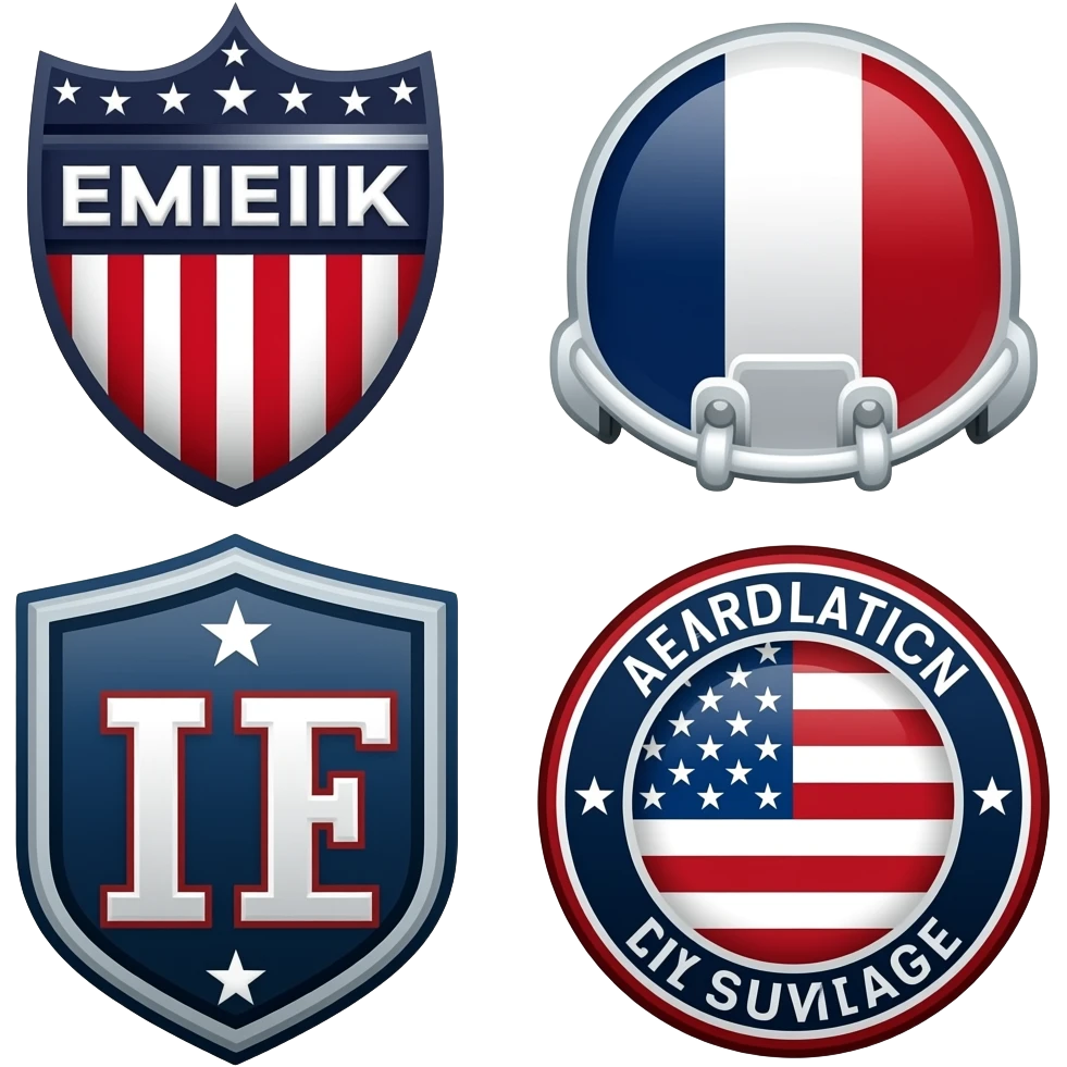 make me emojis about american football of every team emoji