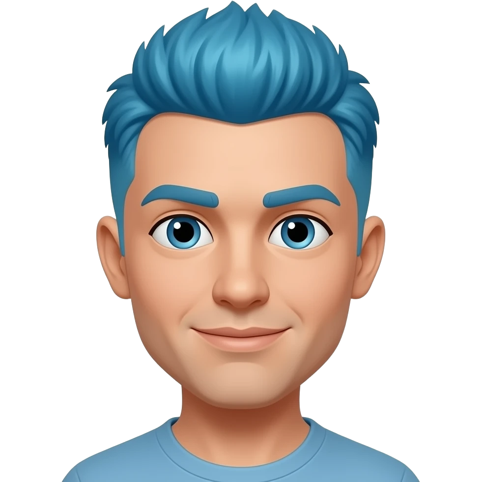 Blue Chink Fade emoji