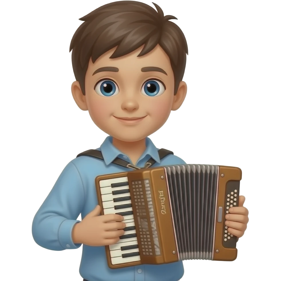 Boy Playing harmonium emoji